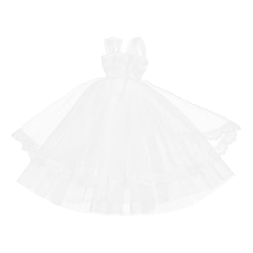 PHENOFICE Wiederverwendbares Puppenkostüm Puppen Kleidung für puppenkleidung Toy Dolls Puppenpartykleid schöne Puppenkleidung stilvolles Hochzeitskleid Mini Puppenersatzkleid Polyester von PHENOFICE