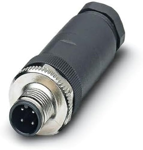 Phoenix Contact M12 Rundsteckverbinder Stecker 4-polig, Schraubmontage von PHOENIX CONTACT