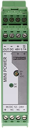 Phoenix Contact MINI-PS-12-24DC/48DC/0.7 DC/DC-Wandler 33.6W 12 V dc IN, 48V dc OUT / 700mA DIN-Schienen-Montage von PHOENIX CONTACT