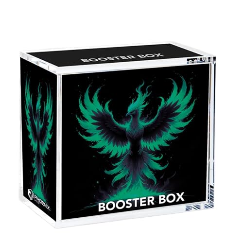 Phoenix Shield Acrylgehäuse, kompatibel mit Display Pokémon Booster Box – UV-Schutz 98 % mit Magnetverschluss von PHOENIX SHIELD