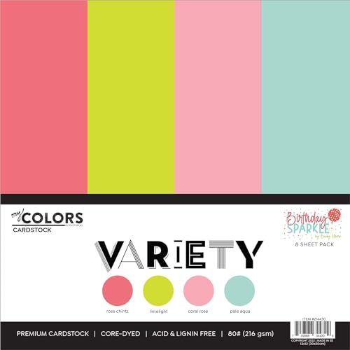 PhotoPlay Cardstock Variety Pack 8/Pkg-Birthday Sparkle von PHOTOPLAY