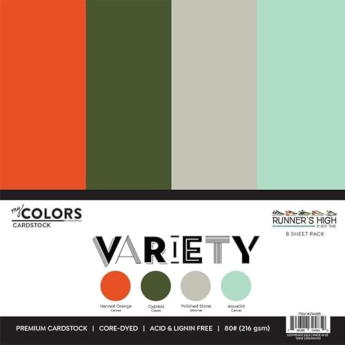 PhotoPlay Cardstock Variety Pack 8/Pkg-Runner's High von PHOTOPLAY