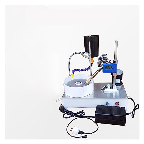 Präzisions-Schmuckstein-Poliermaschine, Formmaschine, Edelstein-Facettiermaschine, DC, stufenlose Geschwindigkeit, Edelstein-Winkelschleifer - Polierer(Rose Gold) von PHYTOTREE