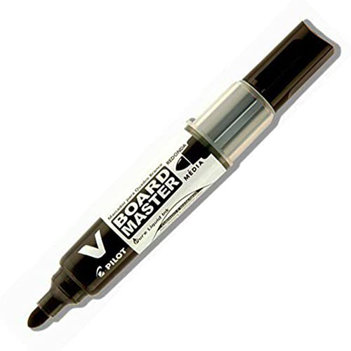 PILOT 355769 Whiteboard-Marker V BOARD MASTER, Rundspitze, schwarz von PILOT