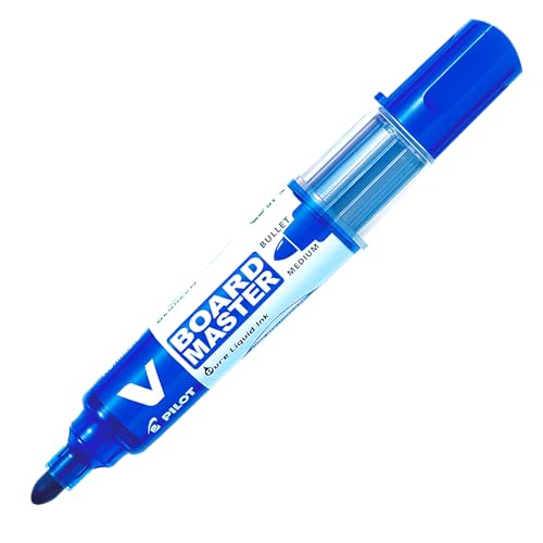 PILOT 355783 Whiteboard-Marker V BOARD MASTER, Rundspitze, blau von PILOT