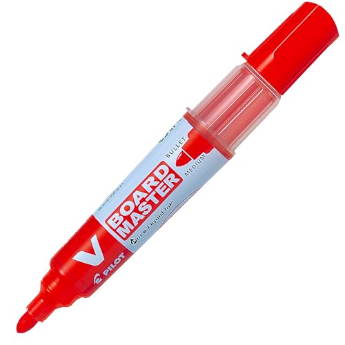 Whiteboard-Marker V Board Master Begreen, Rundspitze, rot von PILOT