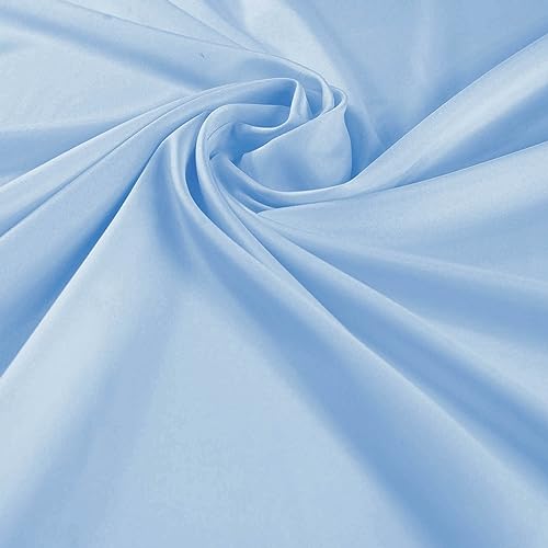 PINSOLA Universal Stoff | Atmungsaktiver Futterstoff | 100% Polyester | Gewebe 1 Stuck=0.5 m | Blau von PINSOLA