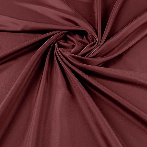 PINSOLA Universal Stoff | Atmungsaktiver Futterstoff | 100% Polyester | Gewebe 1 Stuck=0.5 m | Winrot von PINSOLA