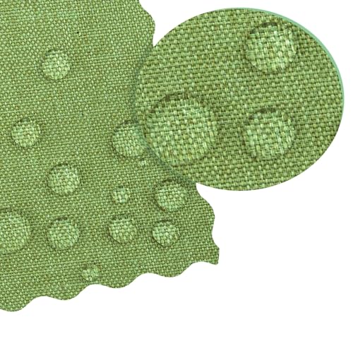 PINSOLA Wasserdichtes Stoff | Garten Outdoor Stoff Meterware | 100% Polyester | Universal Stoff Gartenmöbel | Wasserdichter Stoff | COUPON 2,5 M | Limette von PINSOLA