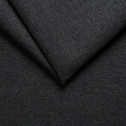 PINaPIN Möbelstoff HUGO Polstermaterial Polstermöbel Polyesterstoff Polyester Stoffe meterware zum Betten, Freizeit-Sets, Möbelbezüge, Möbelpolsterei 100 x 142 cm (Schwarz) von PINaPIN