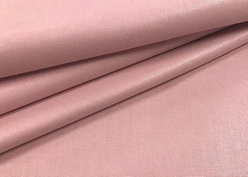 PINaPIN Premium Baumwollgewebe Baumwollstoff 100% Baumwolle Stoffe meterware zum nähen Bettzeug, Polster, Spielzeuge, Tischdecken 100x160 cm (Schmutziges Rosa) von PINaPIN