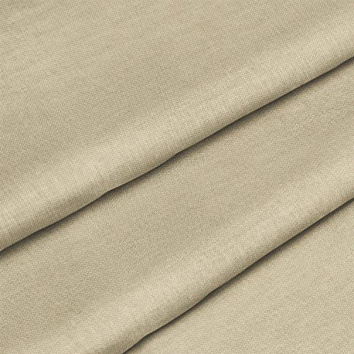 PINaPIN Wasserdichter Polyesterstoff 100% Polyester Stoffe meterware zum nähen Gartenmöbel, Schirme, Vorhänge für Garten 100x160 cm (BEIGE) von PINaPIN