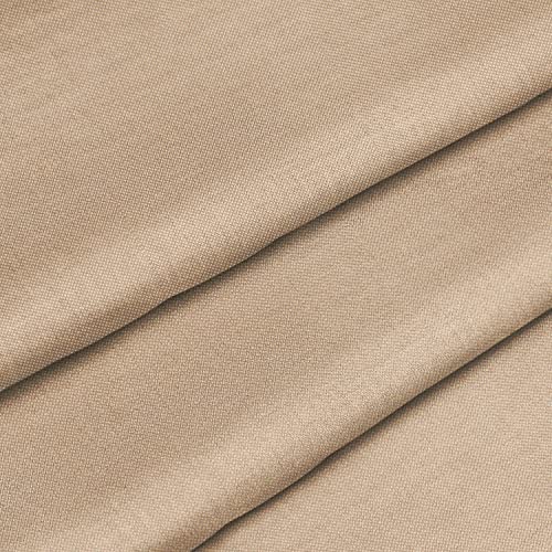 PINaPIN Wasserdichter Polyesterstoff 100% Polyester Stoffe meterware zum nähen Gartenmöbel, Schirme, Vorhänge für Garten 100x160 cm (CAPPUCCINOFARBIG) von PINaPIN