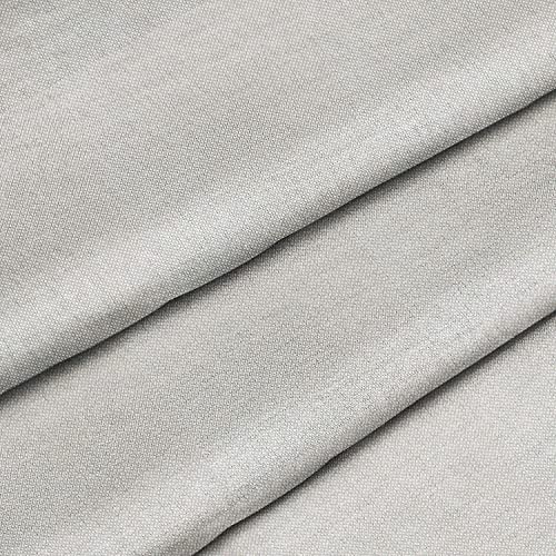 PINaPIN Wasserdichter Polyesterstoff 100% Polyester Stoffe meterware zum nähen Gartenmöbel, Schirme, Vorhänge für Garten 100x160 cm (HELLASCHGRAU) von PINaPIN