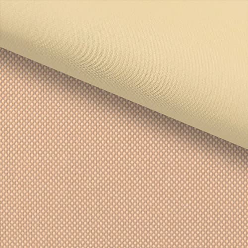 PINaPIN Wasserdichter Polyesterstoff 100% Polyester Stoffe meterware zum nähen Gartenmöbel, Schirme, Vorhänge für Garten KODURA 100x150 cm (Cappuccino Ii) von PINaPIN