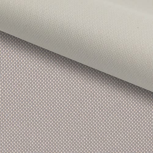 PINaPIN Wasserdichter Polyesterstoff 100% Polyester Stoffe meterware zum nähen Gartenmöbel, Schirme, Vorhänge für Garten KODURA 100x150 cm (Hellaschgrau) von PINaPIN