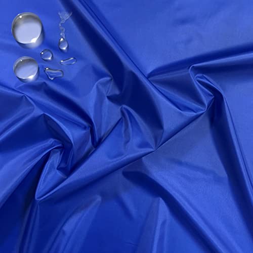 PINaPIN Wasserdichter Polyesterstoff 100% Polyester Stoffe meterware zum nähen Jacken, Schlafsäcke, Regenschirme, Regenkleidung, Wasserdichte Bezüge 100x160 cm (Kornblumenblau) von PINaPIN