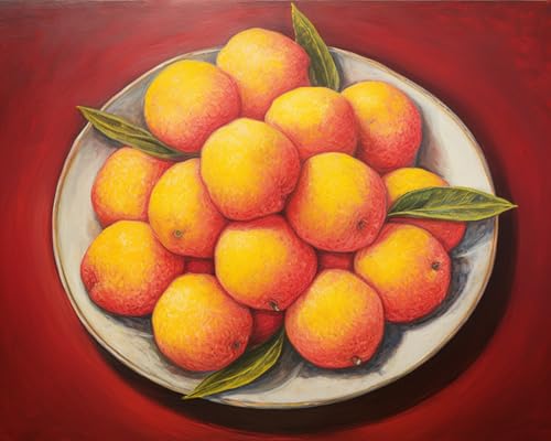 PIPISKY DIY-Ölgemälde-Malsets für Erwachsene,Stillleben mit Lorbeer auf dem Tisch,Malen-nach-Zahlen-Sets für Erwachsene,Kunsthandwerk für Heimdekoration,40x50cm,Ohne Rahmen PIPISKY DIY-Ölgemälde-Malsets für Erwachsene,Stillleben mit Lorbeer auf dem Tisch,Malen-nach-Zahlen-Sets für Erwachsene,Kunsthandwerk für Heimdekoration,40x50cm,Ohne Rahmen von PIPISKY