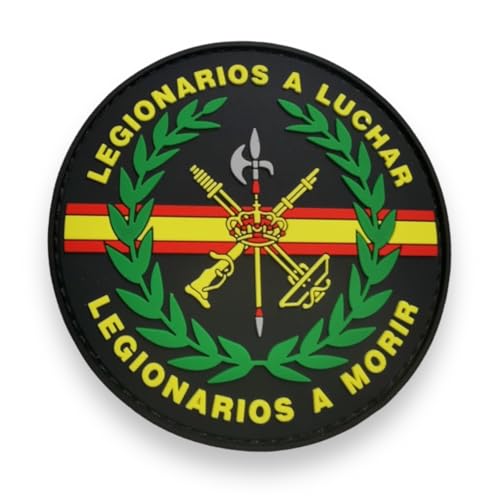 PIXCOOL | PVC-Aufnäher der Spanischen Legion | Patchen Sie Taktische Rucksäcke, Taktische Westen, Crossfit-Patches von PIXCOOL