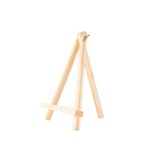 16 Stück Tischstaffelei Holz, 30 CM Tragbare Staffeleien, Display-/ Tischstaffelei, Höhenverstellbar, Deko-Ständer, Staffelei Kinder, für Gemälde, Kinder Kunst & Handwerk von PJCFTCWKJ