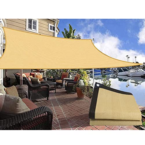 PJDDP Outdoor Schattiernetz Sonnensegel mit Ösen,90% Schattierwirkung Schattennetz UV-Schutznetz Atmungsaktiv Kühlend Windschutznetz für Pergola/Garten/Gewächshaus/Hühnerstall,3x4M/10x13FT von PJDDP