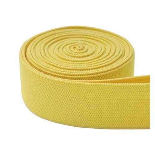 PJQUEKAIPJ 20mm Bunte Elastische Bänder Seil Gummiband 2cm Spandex Band Nähen Spitze Trim Taille Band Bekleidungs ​​Zubehör(Yellow) von PJQUEKAIPJ