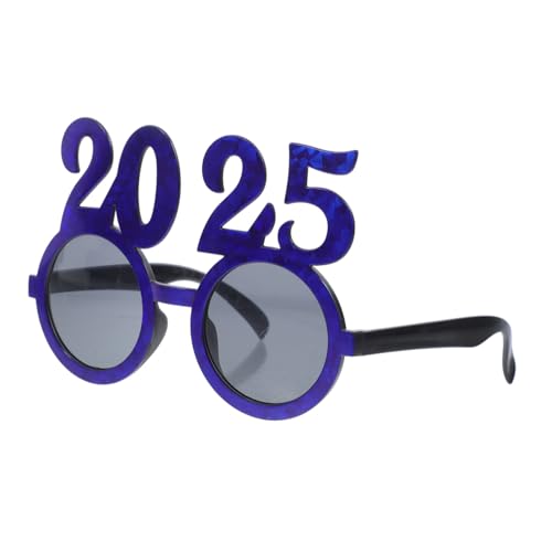 PLAFOPE 1 Paar 2025 Brille Frohes Neues Jahr Sonnenbrille Neujahrsparty-brille Brillen-requisiten Für Die Neujahrsparty Neuartige Sonnenbrille Partyzubehör Für Silvester 2025 Abs von PLAFOPE