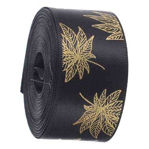 PLAFOPE 1 Roll -wrap -band Ahornblatt Muster Ribbon Wickelband Praktisches Band Praktische Band von PLAFOPE