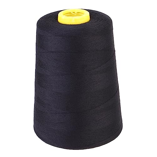 PLAFOPE 1 Rolle 2000 Nähgarn für Kleidung bastelzeug handwerkskunst fäden bewesserungsautomat the craft Polsterfaden schweres Gewinde Quiltfaden Nähgarn für Hosen Polyester-Nähgarn Black von PLAFOPE