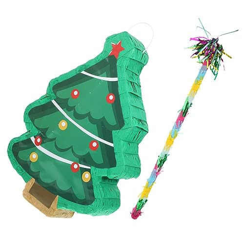 PLAFOPE 1 Satz （， 1）2pcs Party-piñata Pinata-hängedekoration Pinata-requisite Lustige Piñata Pinata Zum Thema Weihnachten Christbaumschmuck Papier von PLAFOPE