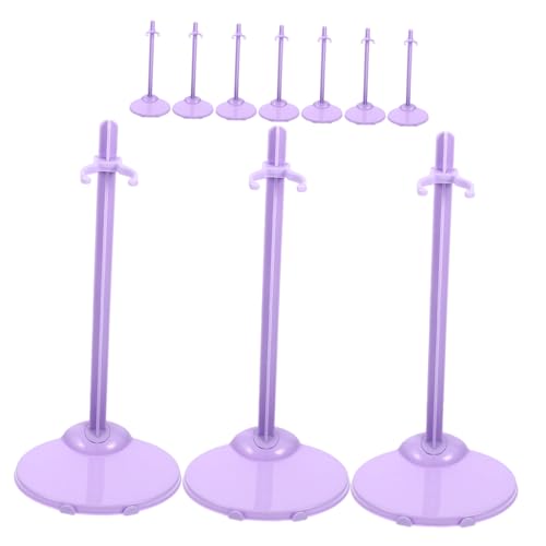 PLAFOPE 10 Stück Puppenzubehör Ständer Stabiler Puppenständer Figurenständer Rack Für Tragbarer Puppenständer Figuren Display Rack Kleiner Puppenständer Puppenaufbewahrungsständer von PLAFOPE