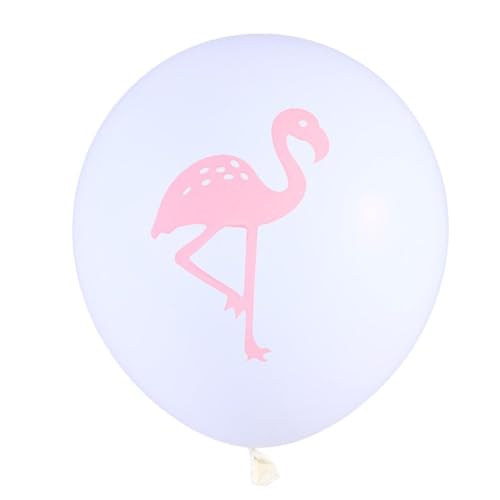 PLAFOPE 10 Teiliges Luftballon Set Mit Flamingo Druck Reinem Und Rosa Farbdesign Inklusive Goldenen Pailletten Luftballons Ideal Für Hochzeiten Geburtstagsfeiern Und Partys von PLAFOPE