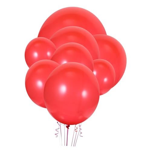 PLAFOPE 101St Ballonanzug party feier luftballons Rotes Dekor Geburtstag Luftballons Hochzeitsballons partyknaller kinder deckenverkleidung Party-Latexballons Party-Ballonbogen Emulsion von PLAFOPE