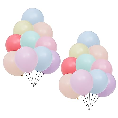 PLAFOPE Macaron Luftballons Latex Ballons Für Geburtstagsfeiern Babypartys Und Hochzeiten Bunte Deko Für Feste Und Feiern von PLAFOPE