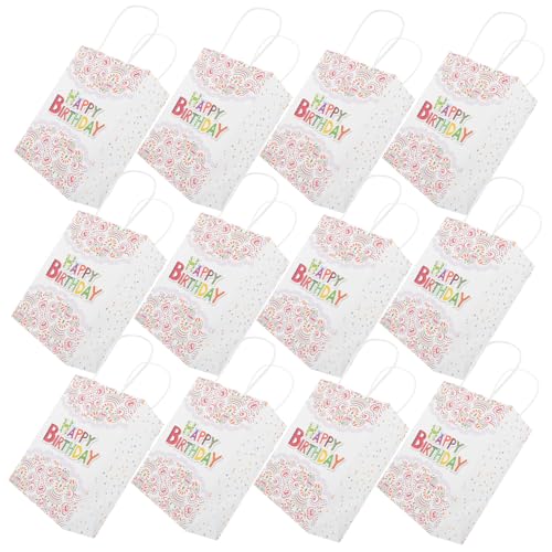 PLAFOPE 12St Geschenktasche kinder party kinderparty geschenkstoffe zum einpacken kindergeburtstag geschenktüten kinder geschenktüten Süßigkeitenbehälter Goodie-Bags Bonbontüten Papier von PLAFOPE