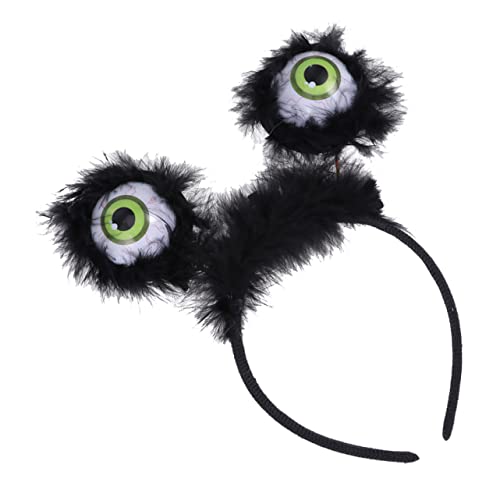 PLAFOPE 1Stk Augen-und Stirnband Cosplay-Stirnband Augapfel Haarband Stirnband zum Schminken halloween headband party kopfschmuck Party-Kopfschmuck Bühnen-Stirnband Plastik Black von PLAFOPE