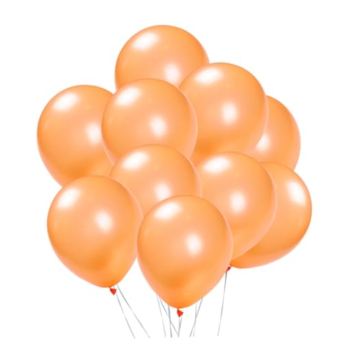 PLAFOPE 20 Stück 10 Zoll Orangene Latexballons Verdickte Perlmuttglänzende Luftballons Für Geburtstagsdekorationen Und Feiern Ideal Für Partys Und Feste von PLAFOPE