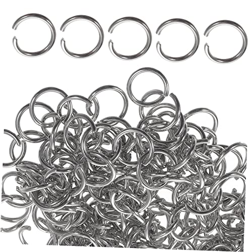 PLAFOPE 200pcs Edelstahl Offener Ringschmuck Schmuck Schmuckmaterial Making Material Making -material von PLAFOPE