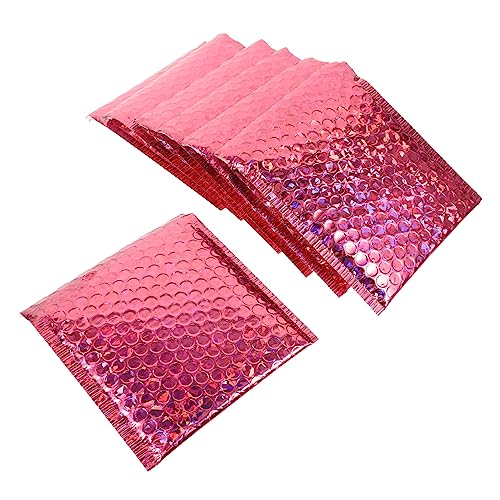 PLAFOPE 20st Schaumstoffbeutel Verpackungen Für Kleinunternehmen Posttaschen Verpackungsmaterial Für Kleine Unternehmen Kleine Beutel Kleine Mailer Rosy Farbige Pet-aluminiumfolie von PLAFOPE