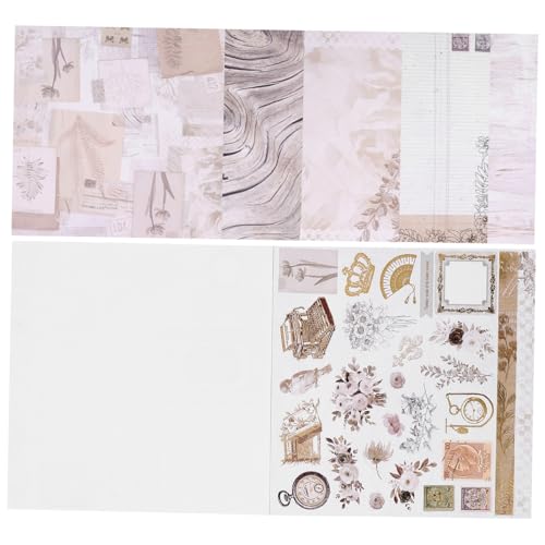 PLAFOPE 26 Blatt Bastel- Und Scrapbooking-papiere, Tagebuch, Dekoratives Papier, Bastelpapiere Für Scrapbook von PLAFOPE