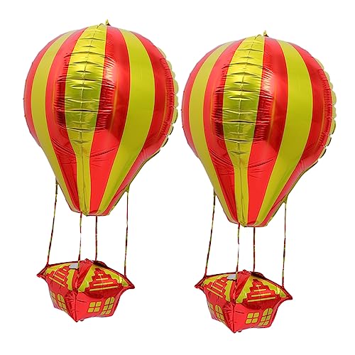 PLAFOPE 2st Ballon Spielzeug Für Mädchen Flugzeugspielzeug Für Jungen Wolken Für Die Decke Kinder Fliegendes Spielzeug Heißes Dekor Heiß Hängen Heißfolienverzierungen Aluminiumfolie von PLAFOPE