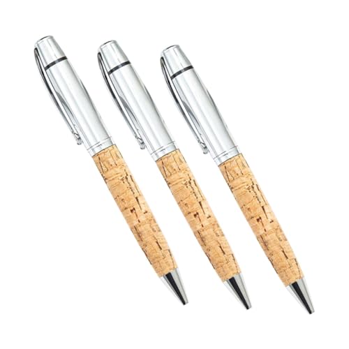 PLAFOPE 3 Stück Kugelschreiber Mit Holzmaserung Multifunktions Schreibstift Ergonomischer Kugelschreiber Haushaltsstift Kugelschreiber Feine Spitze Wohnaccessoires Kugelschreiber von PLAFOPE