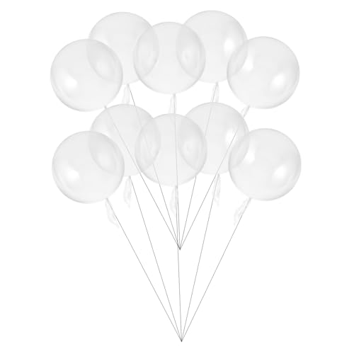 PLAFOPE Transparente Bobo Ballons Klare Bobo Ballons Für Geburtstagsfeiern Hochzeiten Und Deko Perfekte Luftballons Für Partys Und Feierlichkeiten von PLAFOPE