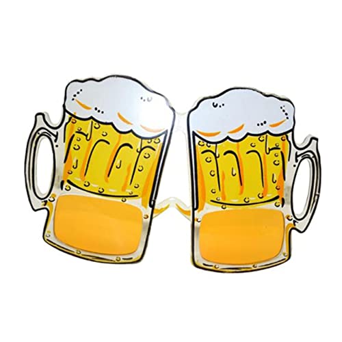 PLAFOPE 3er Set Kreative Bierbecher Brillen Überlaufendes Bier Cup Design Für Kostümpartys Bühnenaufführungen Und Lustige Anlässe Party Eyeglasses Für Unvergessliche Momente von PLAFOPE