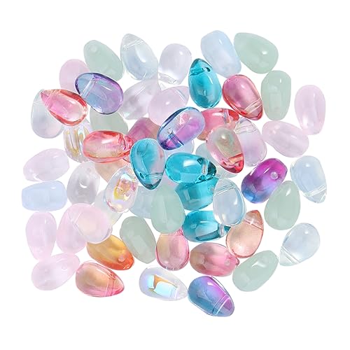 PLAFOPE 50 stücke Tropfen Perlen Quaste Teardrop Charme Glas Perlen Handgemachte Schmuck von PLAFOPE