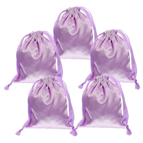 PLAFOPE 5St Aufbewahrungstasche für Augenmasken tragbare Schmuckbeutel Reisetaschen-Organizer storage pockets storage bags kleine Schmuckbeutel wiederverwendbare Süßigkeitentüte Polyester von PLAFOPE