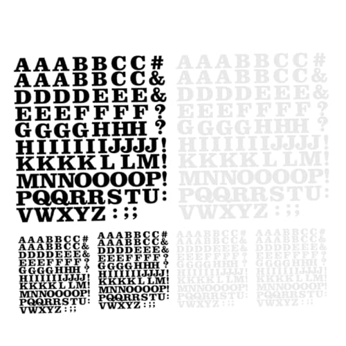 PLAFOPE 6 Blatt Buchstaben-wärmeübertragungs-vinyl-aufbügelflicken Für Diy-kleidungsdekoration, Alphabet-aufkleber Für Kleidungsstücke, Buchstaben Zum Basteln von PLAFOPE