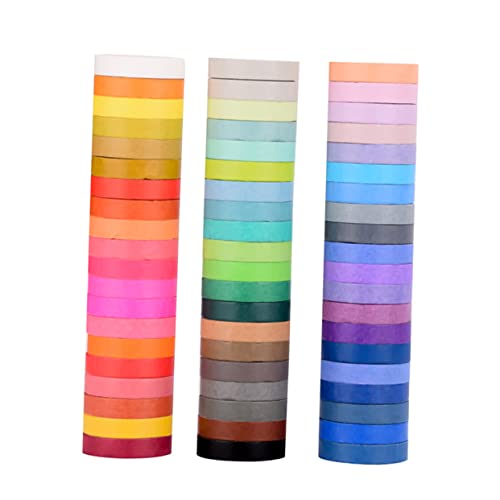 PLAFOPE 60 Rollen Washi Tape Verschiedenen Designs Dekorative Klebebänder Für DIY Projekte Geschenkverpackungen Und Scrapbooking Inklusive Blumenmustern Und Transparenten Effekten von PLAFOPE