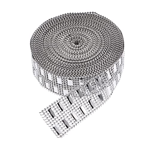 PLAFOPE 8 Reihiges Strass Diamantband Selbstklebend Funkelndem Design 1 Rolle Mit Glitzernden Bling Effekten Für Kreative Dekorationen Bastelprojekte Und Schmuckherstellung von PLAFOPE