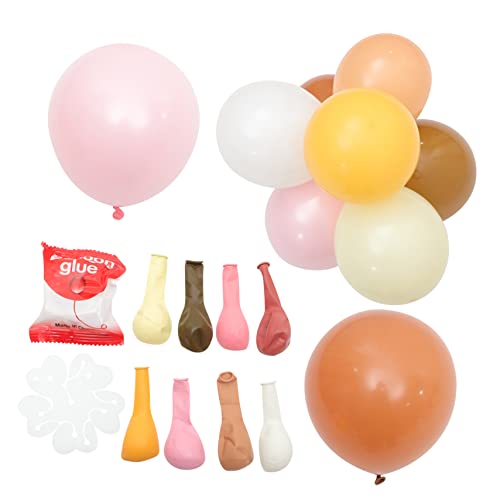 PLAFOPE 9 Sätze Gänseblümchen-Luftballons zum Geburtstag hochzeitsdirndl hochzeitsdekoration balloon Hochzeitsballons Brautballons Hochzeitsblumenballons Geschlecht offenbaren Dekorationen von PLAFOPE